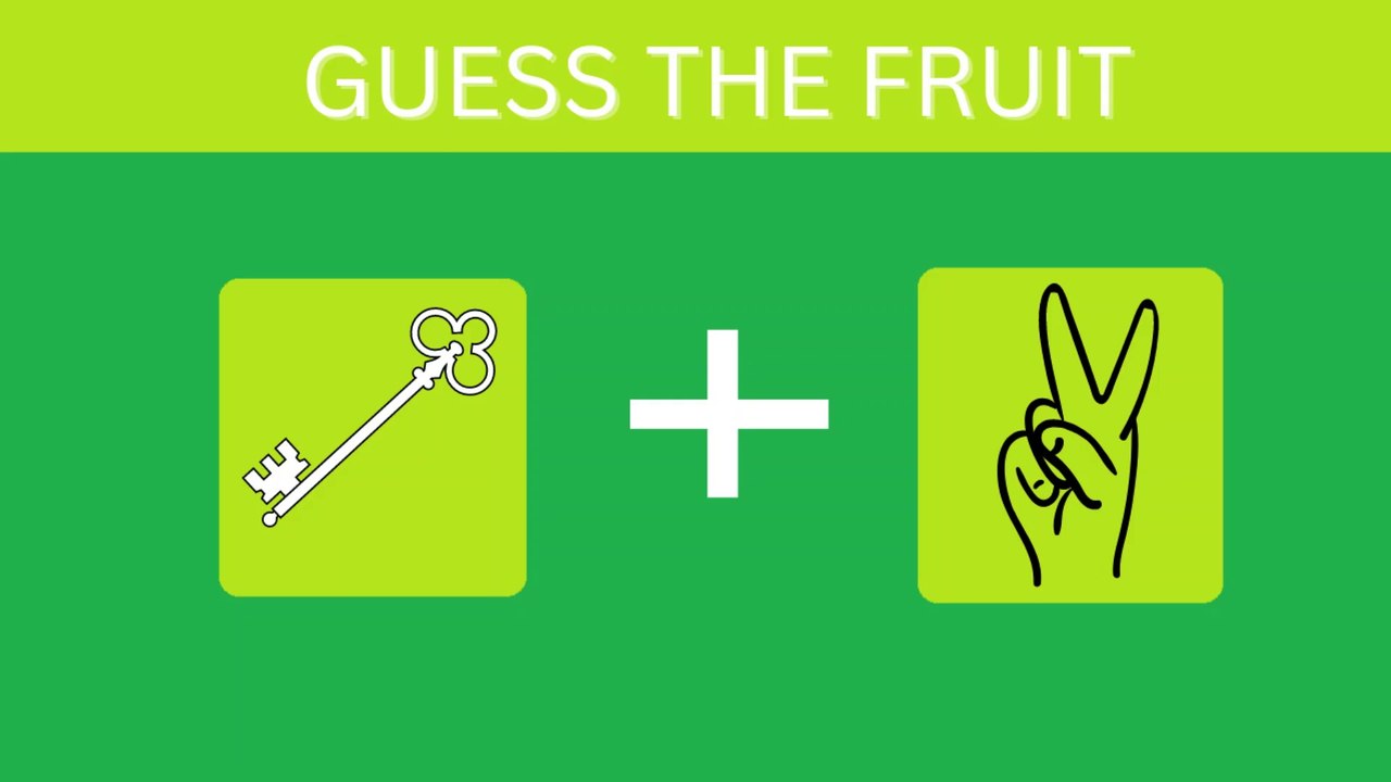 Guess The Fruit  !!