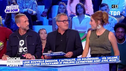 “Je l’ai dragué” :  Voici comment Léa Salamé a approché Christophe Dechavanne