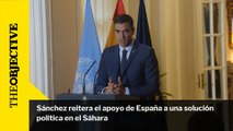 Sánchez reitera el apoyo de España a una solución política en el Sáhara