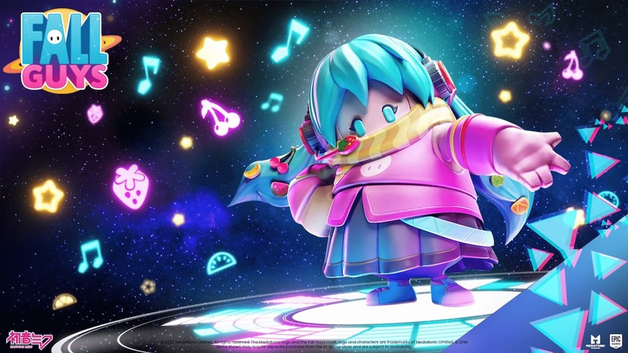 Fall Guys - Hatsune Miku-Event mit Kostüm, Spitznamen und mehr vorgestellt