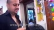 Ali Hakim cutting his woman celebrity client's hair at salon in India, answers mobile during haircut
