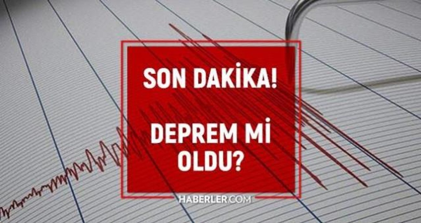 Son Depremler! Bugün İstanbul'da deprem mi oldu? 23 Eylül AFAD ve Kandilli deprem listesi
