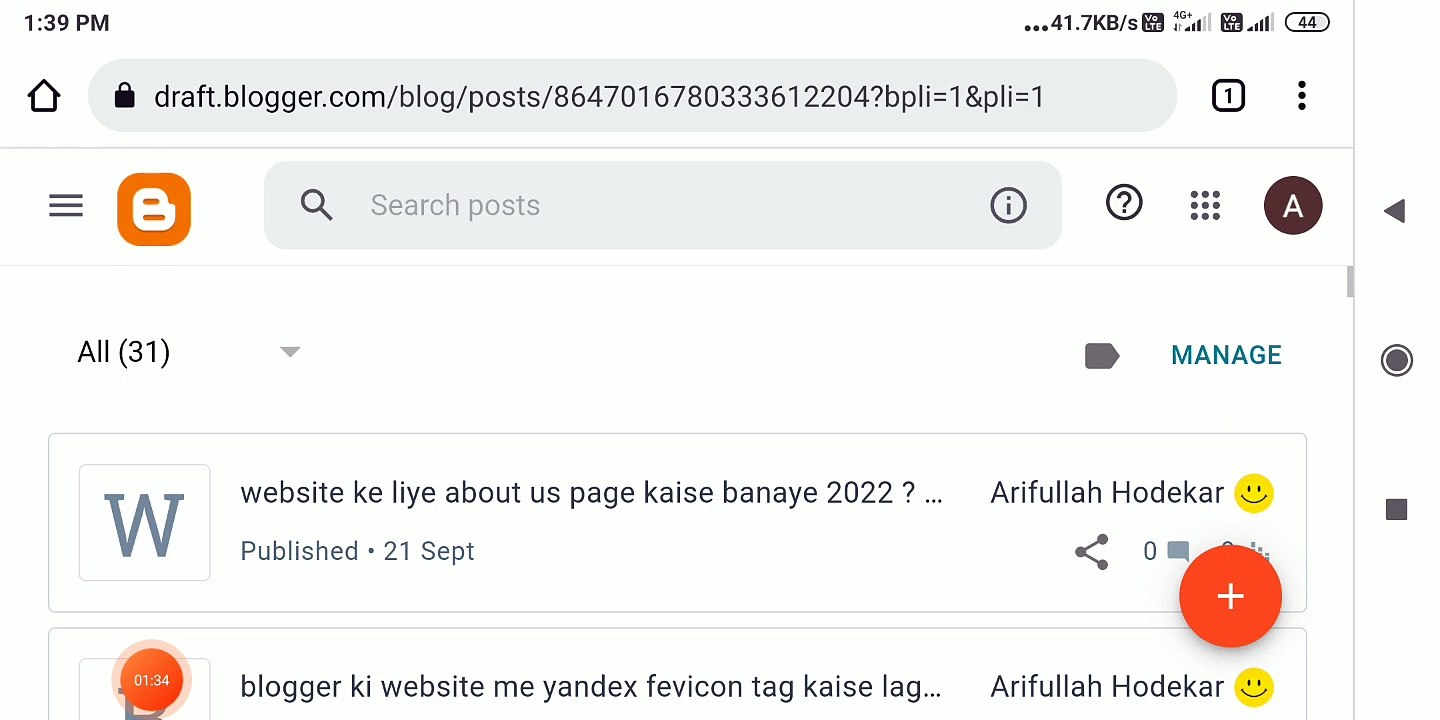 How to show most important policies pages in blogger home page in hindi 2022 ?  36