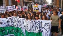 Manifestazione degli studenti a Palermo