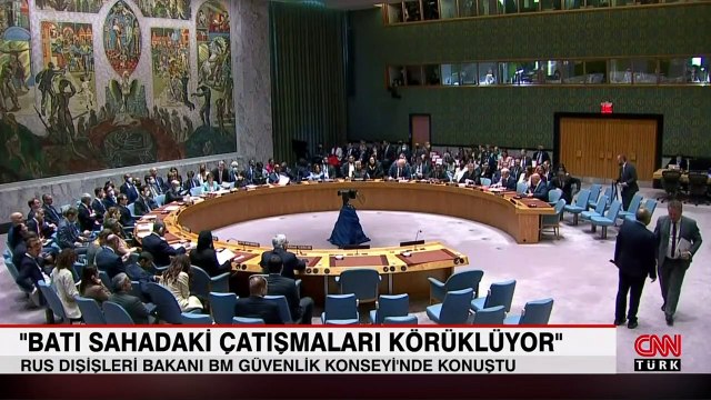 Rusya Dışişleri Bakanı Sergey Lavrov, BM Güvenlik Konseyi'ne katıldı