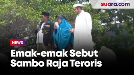 Emak-emak Sebut Sambo Sebagai Raja Teroris saat Demonstrasi Penolakan Kenaikan Harga BBM