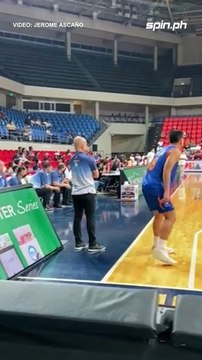 New sighting as coach Yeng Guiao calls the shots from the other side of the court against NLEX