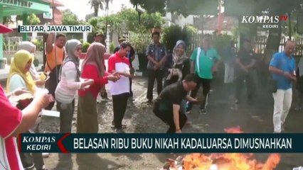 Belasan Ribu Buku Nikah Yang Sudah Kadaluwarsa Dimusnahkan