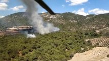 İzmir gündem haberi... İzmir Bergama'da Çıkan Orman Yangını Kontrol Altına Alındı