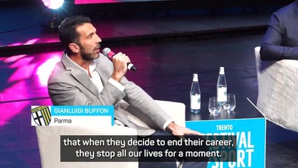 'Everyone reaches the end of their path' - Buffon's tribute to 'icon' Federer