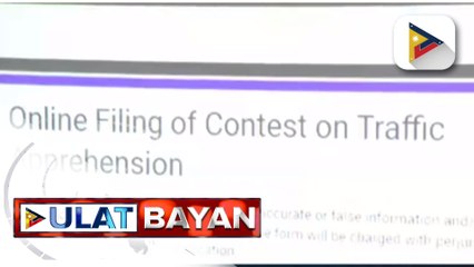Pag-apela sa tiket na natatanggap mula paglabag sa batas trapiko, pwede nang gawin online
