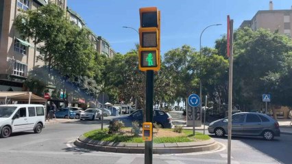 El semáforo de Chiquito, en Málaga, ya no suena