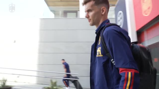 La selección española pone rumbo a Zaragoza