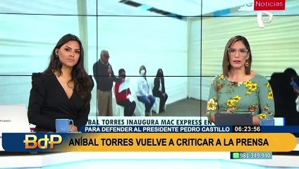 Aníbal Torres sobre Willy Huerta: "Pediría a nuestro Congreso que no nos quiten a ese ministro"