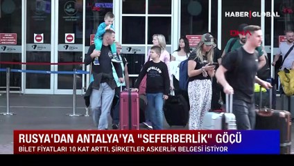Rusya'dan ayrılacak erkek yolculardan askerlik belgesi talebi