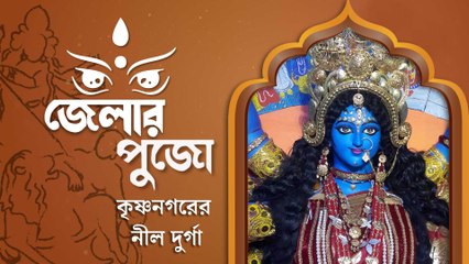 ২৯০ বছরের ঐতিহ্য কৃষ্ণনগরের নীল দুর্গা