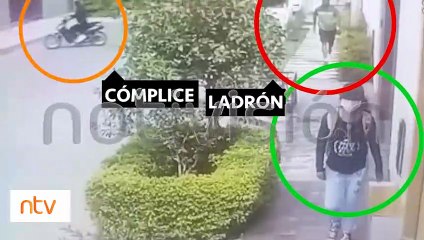 En segundos, 'motoladrón' roba celular a una estudiante en Coña Coña