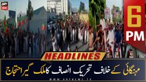 ARY News Prime Time Headlines | 6 PM | 23rd September 2022