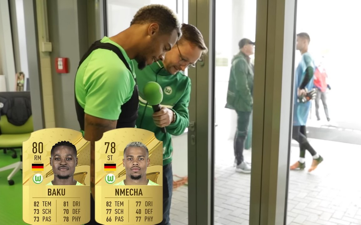 Der VfL Wolfsburg begutachtet die FIFA-23-Ratings