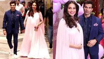 Bipasha Basu Baby Shower Pink Gown Look Viral, Pregnancy Glow...। Boldsky *Entertainment
