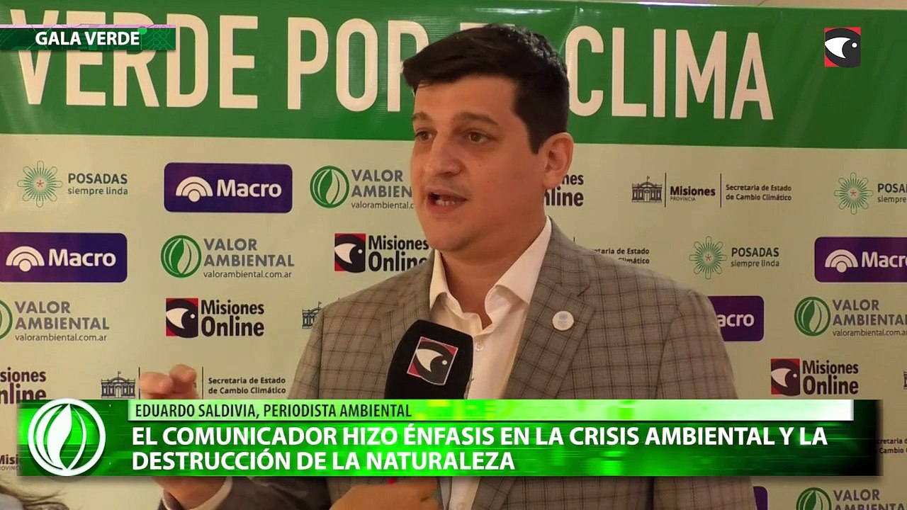 El comunicador hizo énfasis en la crisis ambiental y la destrucción de la naturaleza