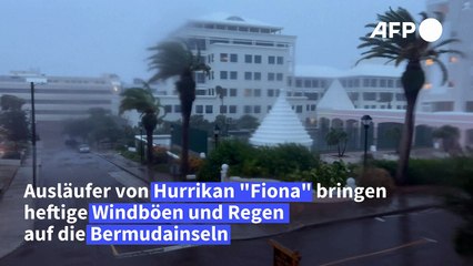 Hurrikan "Fiona" fegt über Bermudainseln - Stromausfälle und Schulschließungen
