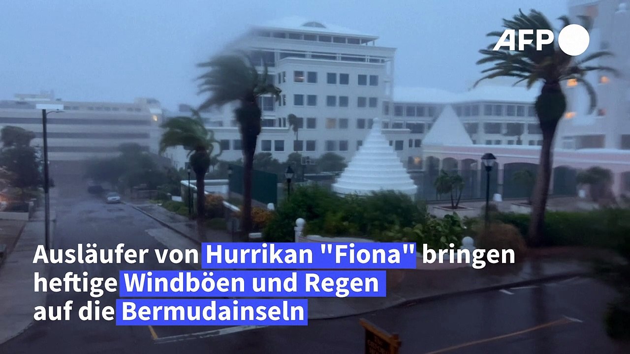 Hurrikan 'Fiona' fegt über Bermudainseln - Stromausfälle und Schulschließungen