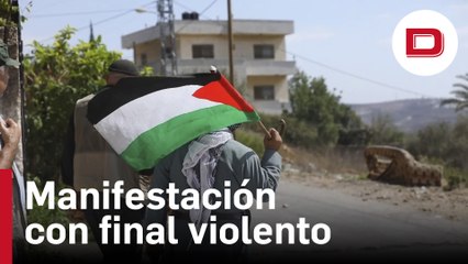 Una manifestación en Nablus acaba con la intervención militar israelí en territorio palestino