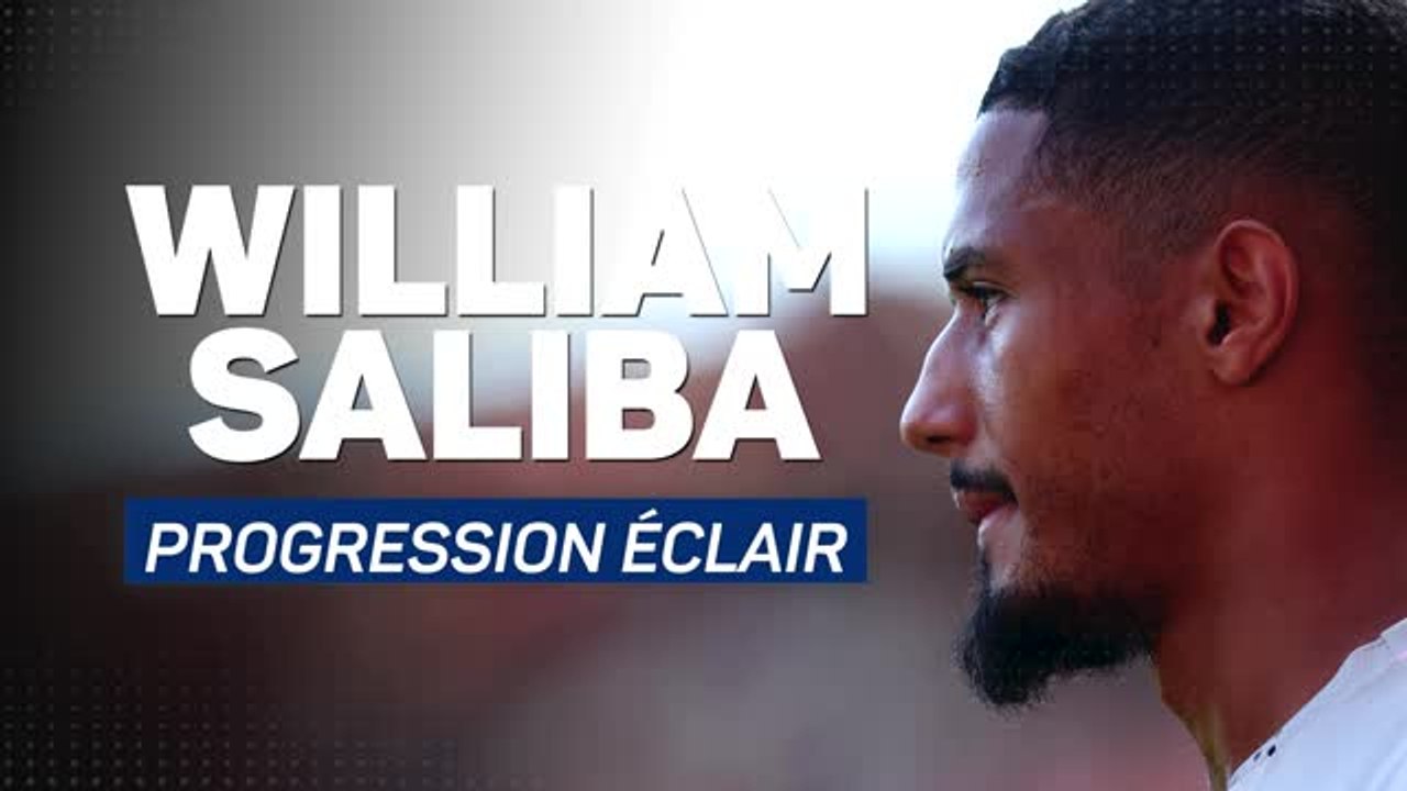 Bleus - Saliba, progression éclair