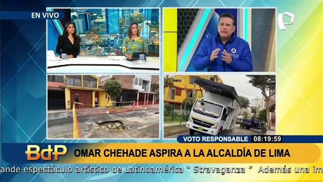 Omar Chehade de llegar a ser alcalde de Lima: “Crearé un millón de empleos durante mi gestión”.