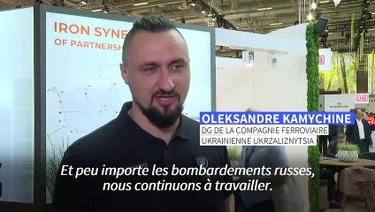 Les chemins de fer ukrainiens "continuent à travailler" malgré les bombes