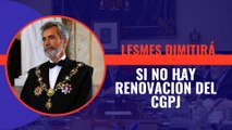 Carlos Lesmes advierte que dimitirá el 5 de octubre si no hay renovación del CGPJ o si no se permite nombrar los cargos caducados