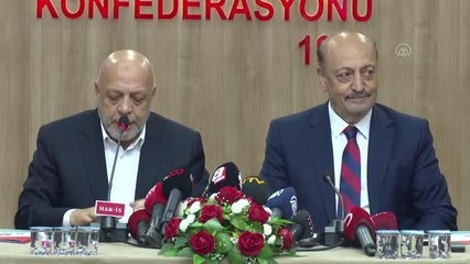 HAK-İŞ Konfederasyonu Başkanı Arslan: "Sayın Bakanımızın katkılarını, Sayın Cumhurbaşkanımızın desteklerini bir kez daha gördük"