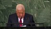 عباس للأمم المتحدة: إسرائيل لم تعد 