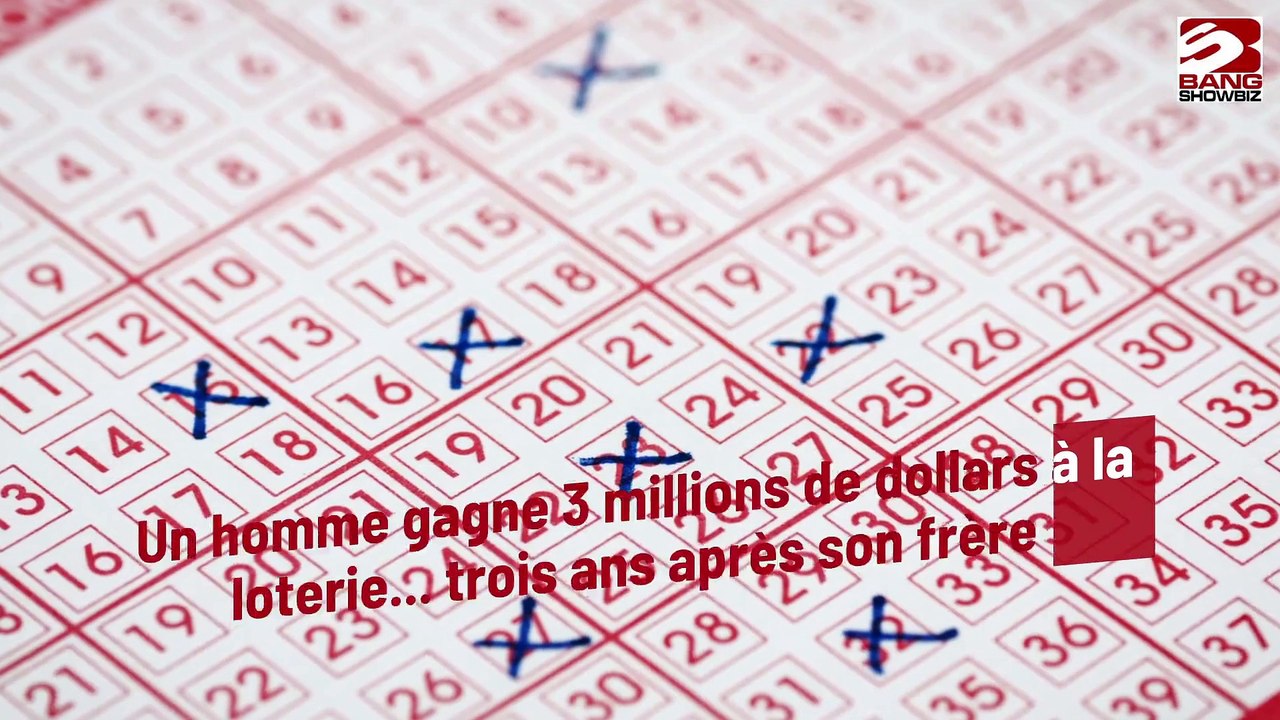 Un homme gagne 3 millions de dollars à la loterie... trois ans après son frère