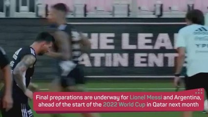 Download Video: 'World Cup is everyone's dream' - Messi and Argentina prepare for Qatar 2022