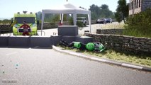 ZX10r full throttle  but accident