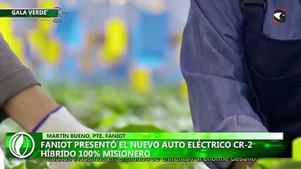 FANIOT presentó el nuevo auto eléctrico CR-2 híbrido 100% misionero