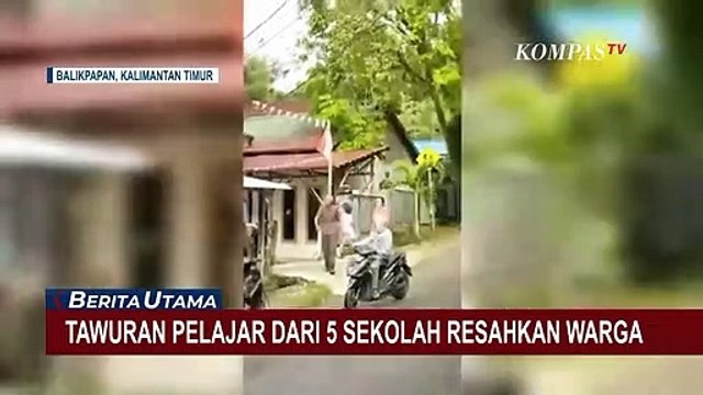 Tawuran Antar 5 Sekolah di Balikpapan Resahkan Warga, Pelajar Bawa Senjata Tajam!