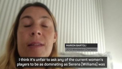 Unfair to expect another ‘once in a century’ Serena – Bartoli