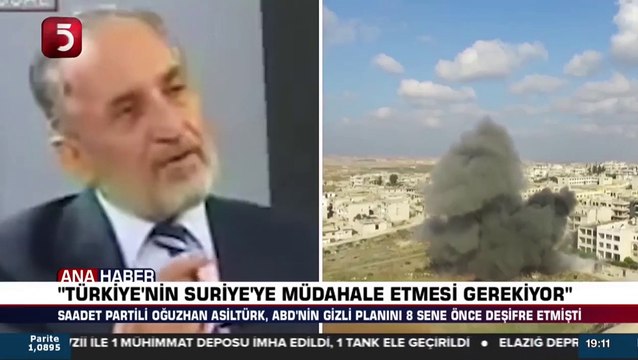 Asiltürk, ABD’nin planını 8 yıl önce açıklamıştı: Amerika'nın hazırladığı plana göre, Suriye'ye Türkiye'nin müdahale etmesi lazım - Oğuzhan Asiltürk