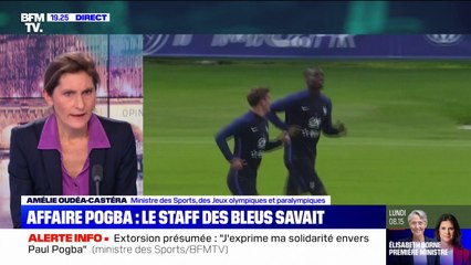 Amélie Oudéa-Castéra sur l'affaire Paul Pogba: "J'ai envie d'exprimer ma solidarité avec Paul Pogba"