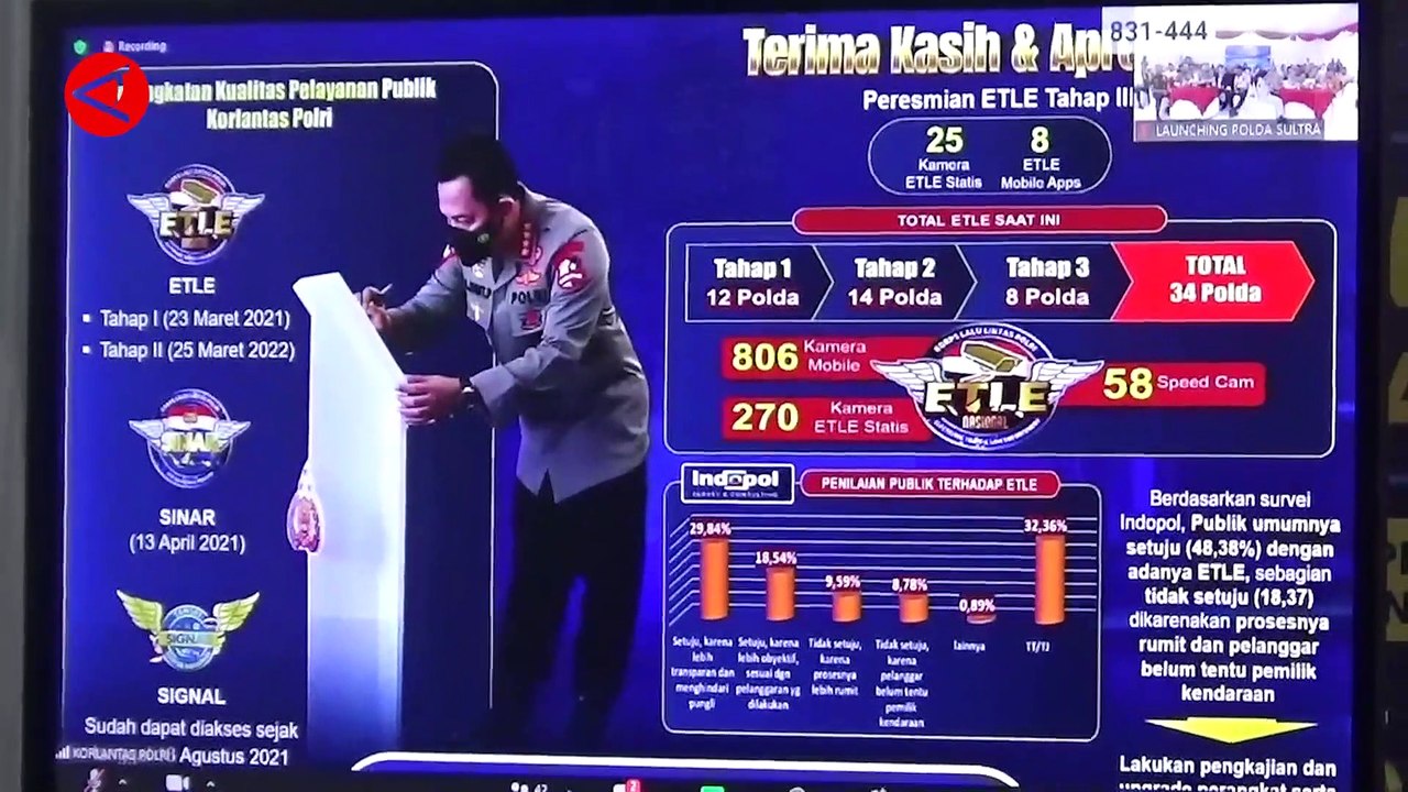 Penerapan tilang elektronik di Kendari mulai hari ini 22 Sep 2022- ANTARA News Sulawesi Tenggara