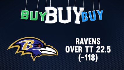 Back The Ravens To Go Over Their Team Total (22.5) Vs. Patriots