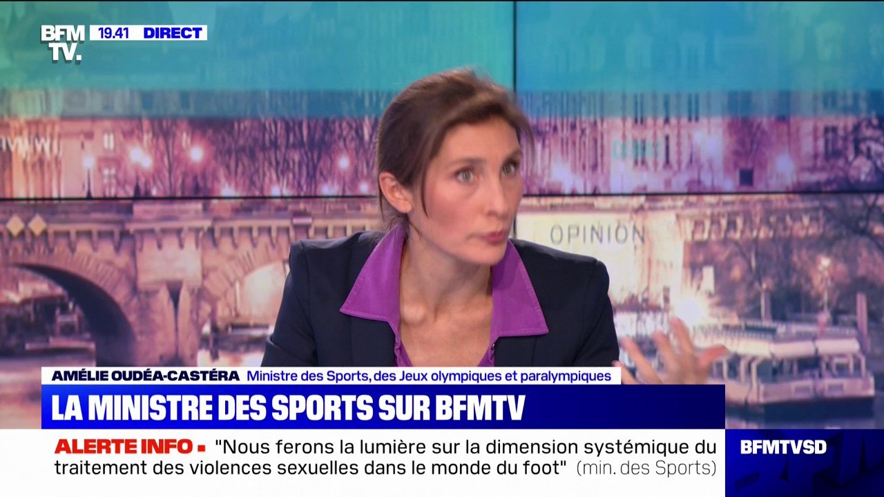 Amélie Oudéa-Castéra sur sa présence ou non au...