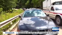 ¡Abandonado dejan carro en calle hacia La Montañita, TGU!