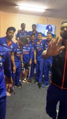 Indian cricketers dressing room dance....