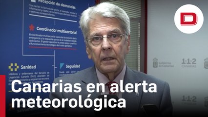 Las Islas Canarias en alerta máxima por riesgo meteorológico