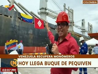 Download Video: Buque de Pequiven con 8 mil toneladas de urea llega a Monómeros