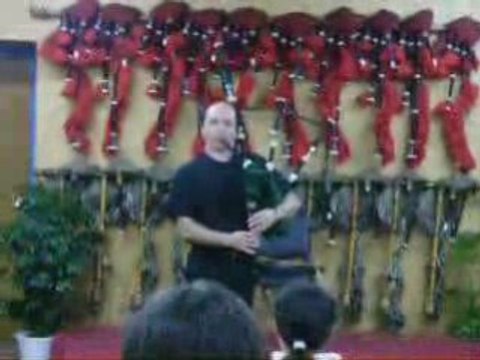 Patrick Molard, école provinciale de cornemuses d'Ourense